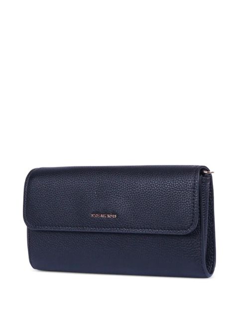Michael Kors small grained leather shoulder bag - Blue