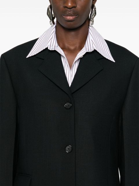 TOTEME Straight single-breasted blazer - Black