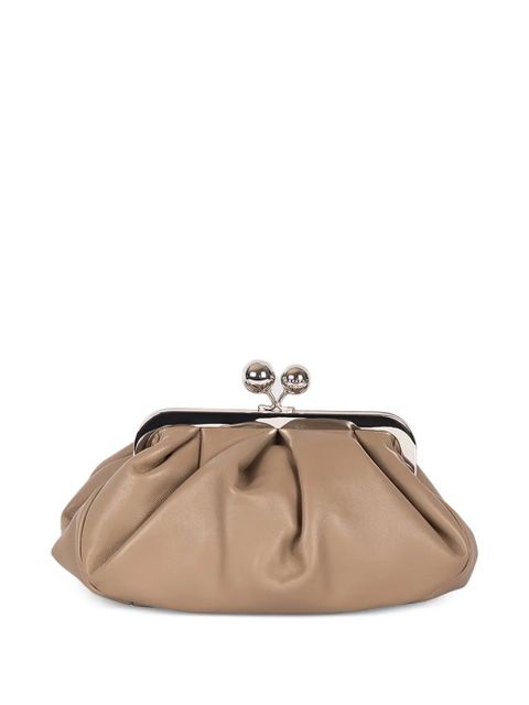 Weekend Max Mara Small Pasticcino gathered frame clutch bag - Neutrals - zdjęcie produktu nr 2