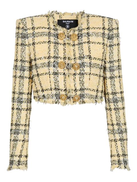 Balmain tweed button jacket - Yellow - zdjęcie produktu nr 1