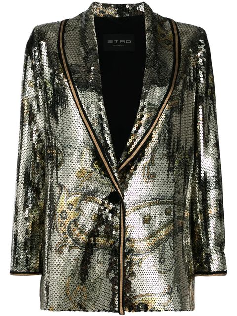 ETRO sequin embellished blazer - Gold - zdjęcie produktu nr 1
