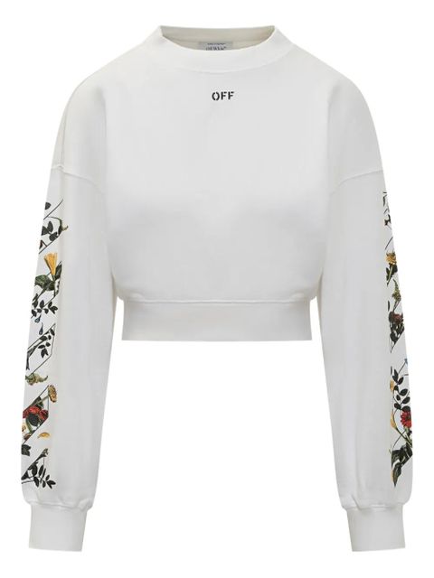 Off-White floral-print crew-neck sweatshirt - zdjęcie produktu nr 1