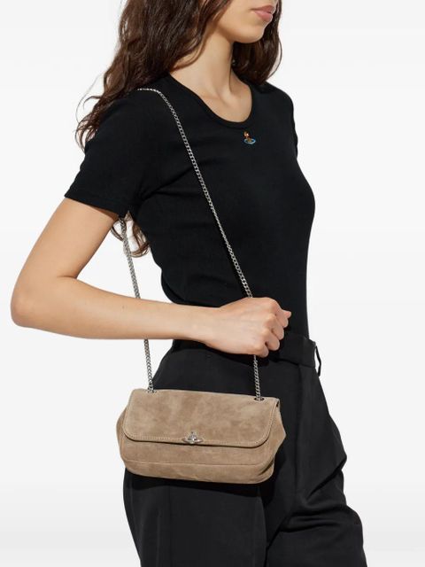 Vivienne Westwood Chain suede shoulder bag - Neutrals - zdjęcie produktu nr 2