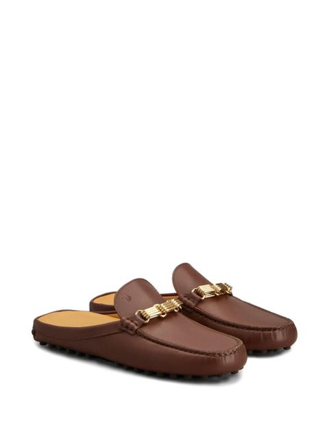 Tod's chain-embellishment mules - Brown - zdjęcie produktu nr 2