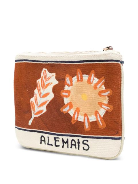 ALEMAIS x Laurence Leenaert Soleil D´Amour zip clutch bag - Brown - zdjęcie produktu nr 2