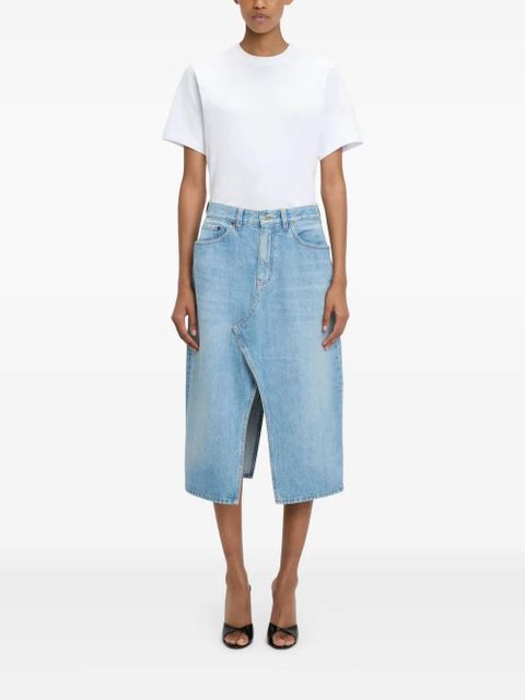 Victoria Beckham Kick denim skirt - Blue - zdjęcie produktu nr 2