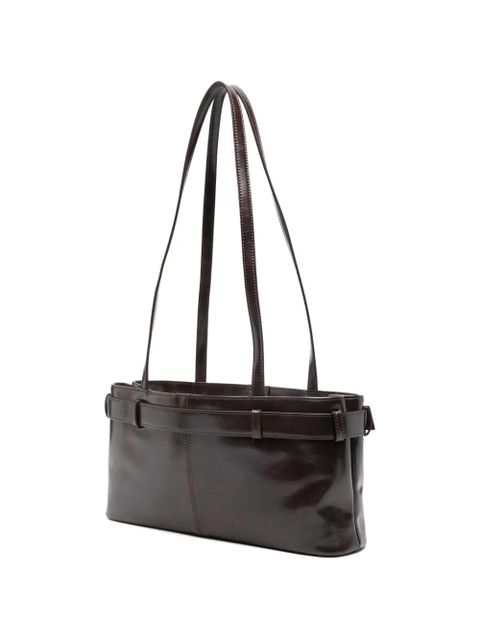Osoi buckle detail shoulder bag - Brown