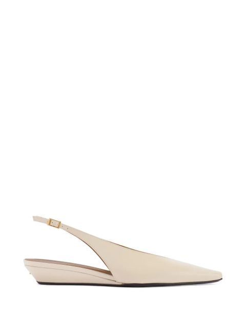 Giuseppe Zanotti Virginia slingback ballet flats - White - zdjęcie produktu nr 1