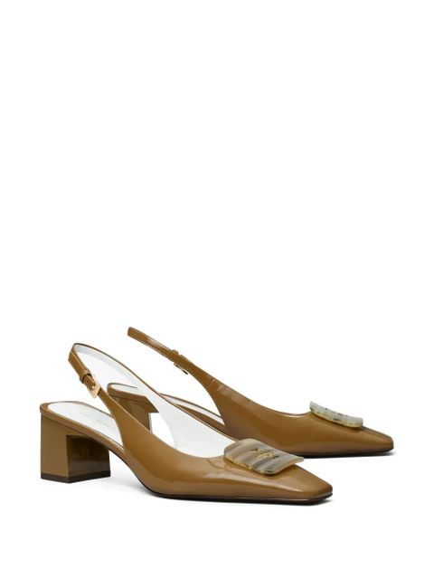 Tory Burch 55mm Georgia slingback pumps - Neutrals - zdjęcie produktu nr 2