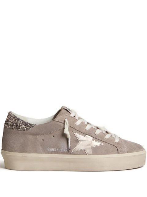 Golden Goose Hi Star glitter sneakers - Grey - zdjęcie produktu nr 1