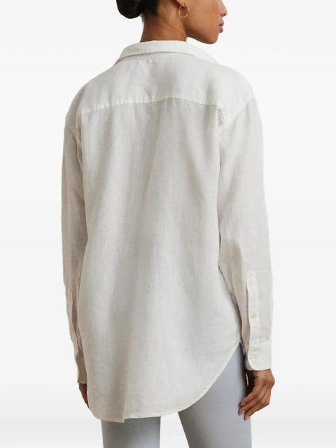 Lauren Ralph Lauren embroidered-logo button-up shirt - White