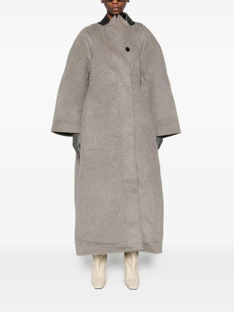 ENTIRE STUDIOS Vantage panelled coat - Grey