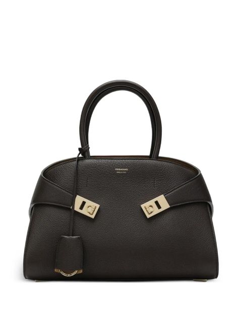 Ferragamo medium Hug tote bag - Brown - zdjęcie produktu nr 1