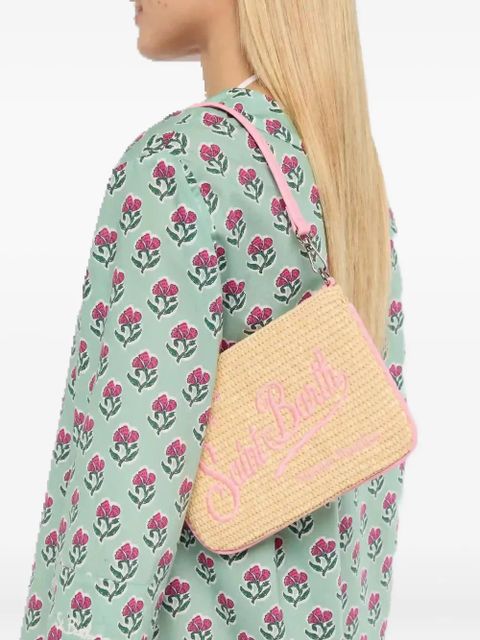 MC2 Saint Barth mini Parisienne straw shoulder bag - 1121 EMBROIDERED