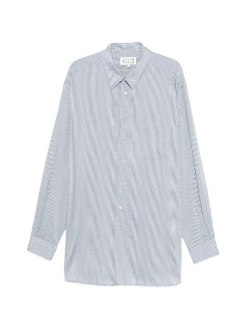 Maison Margiela striped shirt - Blue - zdjęcie produktu nr 1