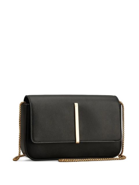 Tod's logo-plaque mini bag - Black