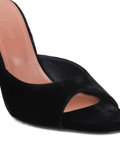 Amina Muaddi 105mm Alexa sandals - Black