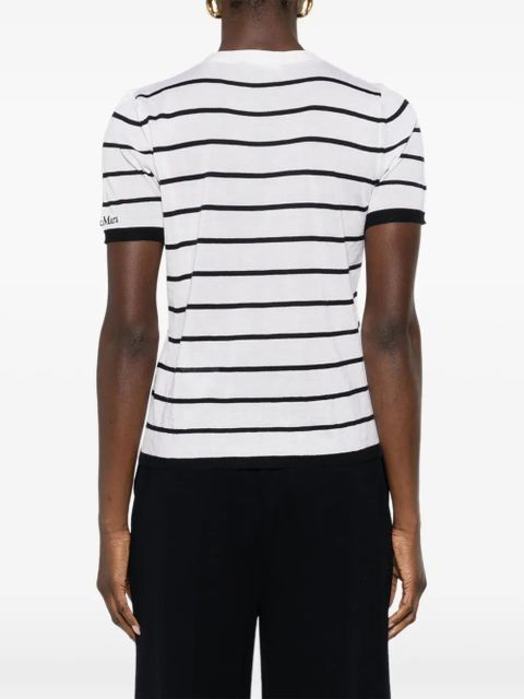 Max Mara striped T-shirt - White