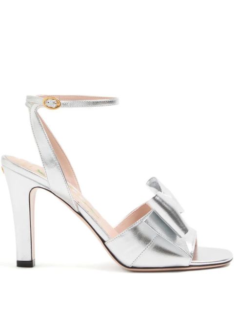 Valentino Garavani 95mm Bowow sandals - Silver - zdjęcie produktu nr 1