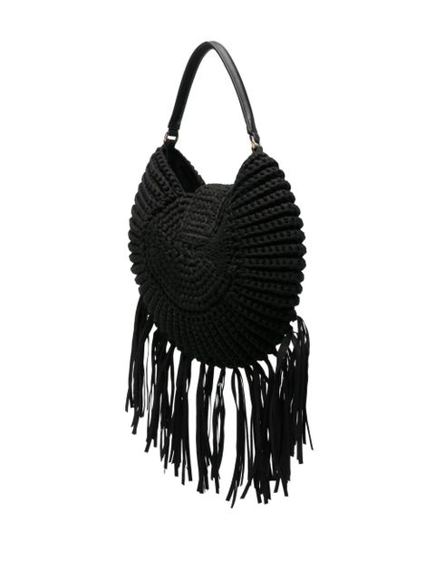 TWINSET logo-plaque tote bag - Black - zdjęcie produktu nr 2