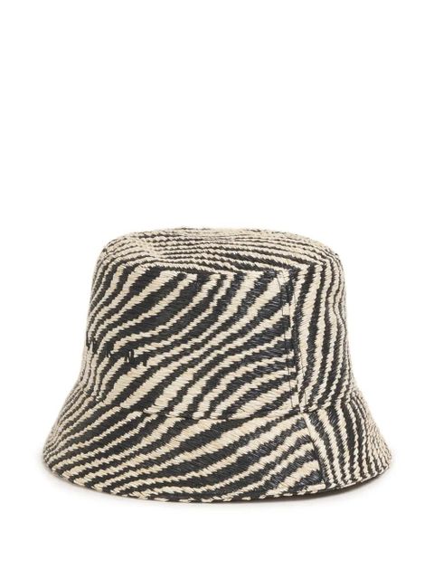 Marni wavy-pattern bucket hat - Black - zdjęcie produktu nr 1
