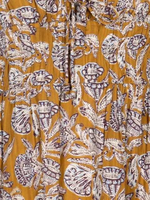 Ulla Johnson Aydin Cami floral midi dress - Yellow