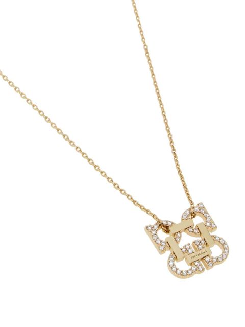 Ferragamo Gancini-charm necklace - Gold