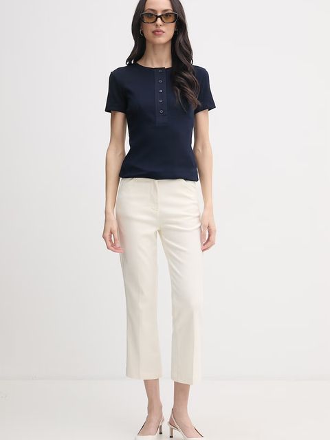 United Colors of Benetton t-shirt damski bawełniany z elastanem - zdjęcie produktu nr 1