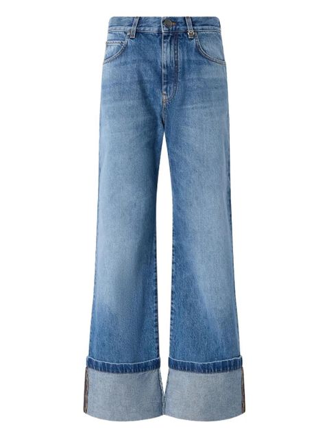 PINKO folded-hem jeans - Blue - zdjęcie produktu nr 1