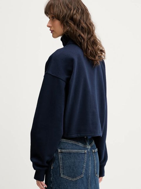 Tommy Jeans bluza damska kolor granatowy gładka DW0DW20946