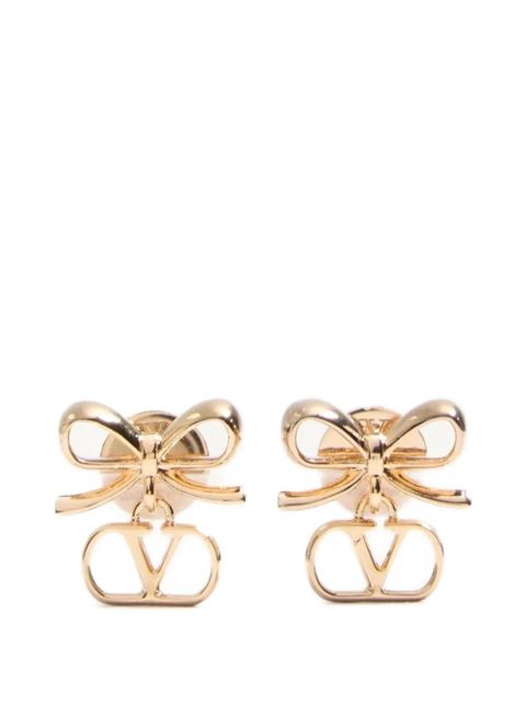 Valentino Garavani Vlogo signature metal earrings - Gold - zdjęcie produktu nr 1
