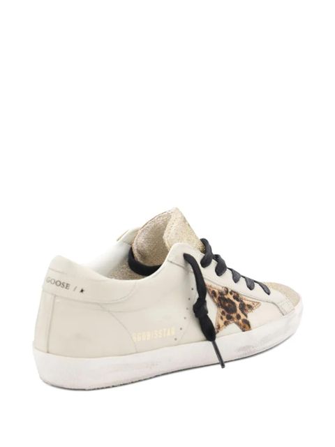 Golden Goose Super-Star glittered sneakers - White - zdjęcie produktu nr 2