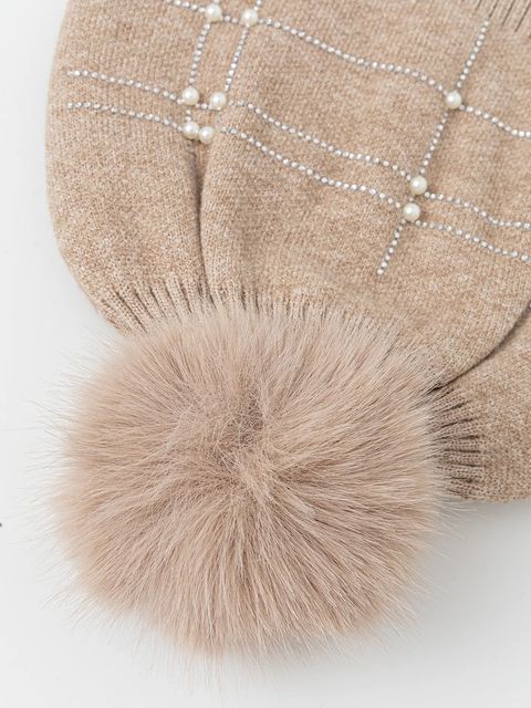 Joseph Ribkoff czapka kolor beżowy 253969