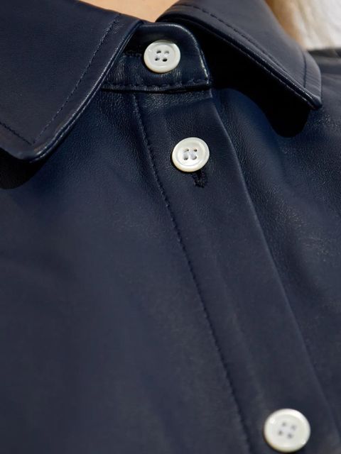 Marni leather shirt dress - Blue