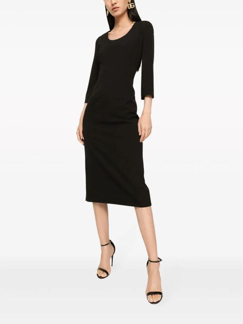 Dolce & Gabbana wool-blend midi dress - Black - zdjęcie produktu nr 2