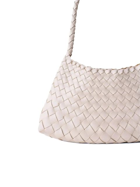 DRAGON DIFFUSION Rosanna woven-leather tote bag - Neutrals