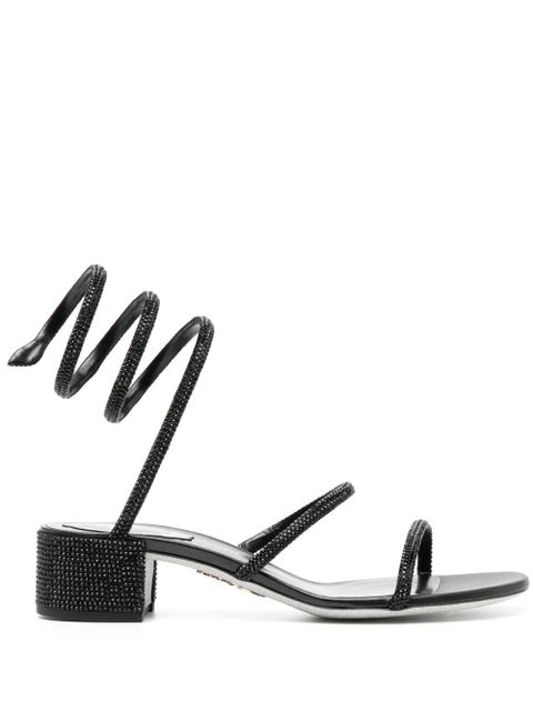 René Caovilla Cleo embellished sandals - Black - zdjęcie produktu nr 1