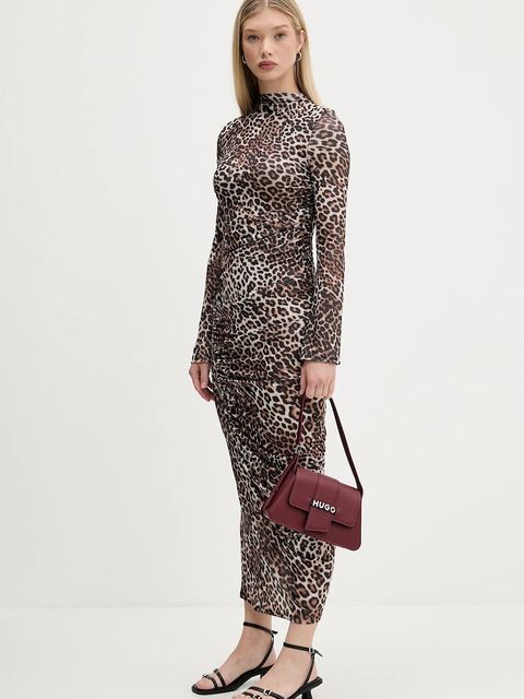 HUGO torebka kolor bordowy 50541806