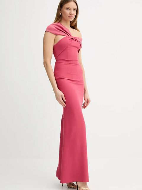 Marciano by Guess sukienka VITTORIA kolor różowy maxi dopasowana 5GGK11 7300A - zdjęcie produktu nr 2