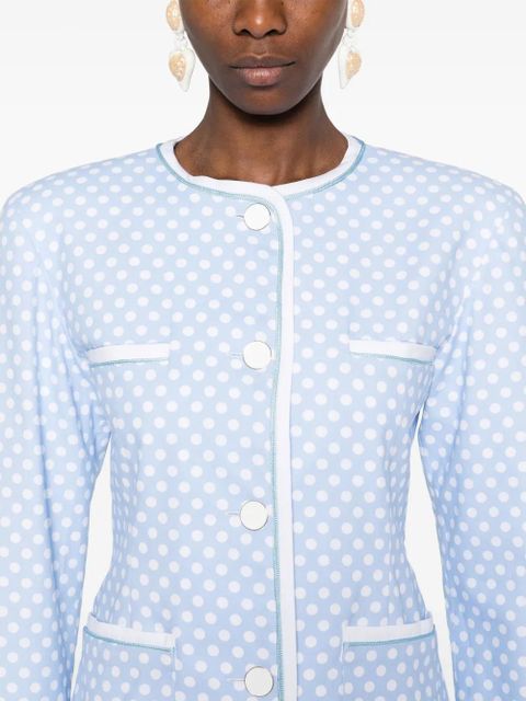 Rowen Rose polka-dot jacket - Blue