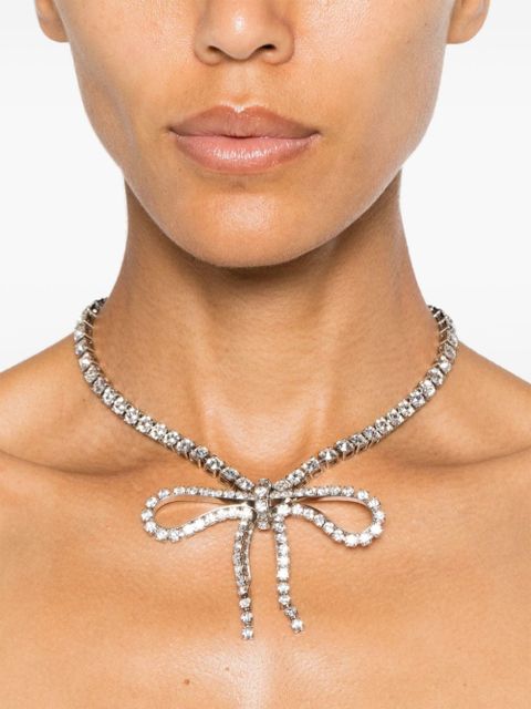 Balenciaga Archive Ribbon necklace - Silver