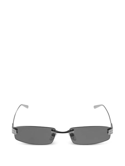 Balenciaga Gossip rectangle-frame sunglasses - Silver - zdjęcie produktu nr 1