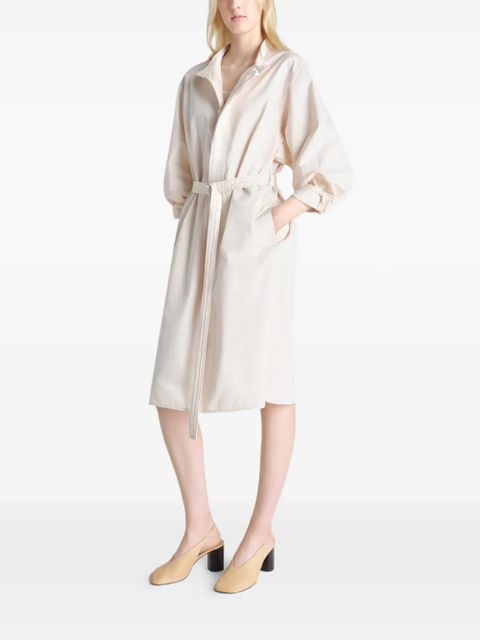 LEMAIRE belted shirt dress - Neutrals - zdjęcie produktu nr 2
