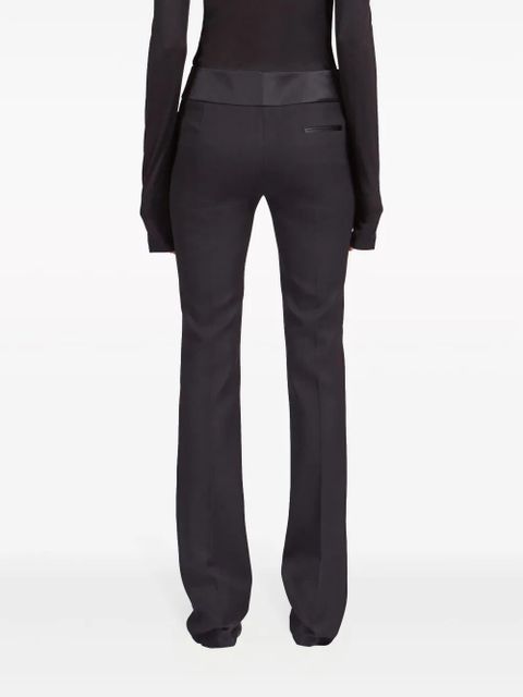 Ferragamo Tuxedo straight-leg tailored trousers - Black