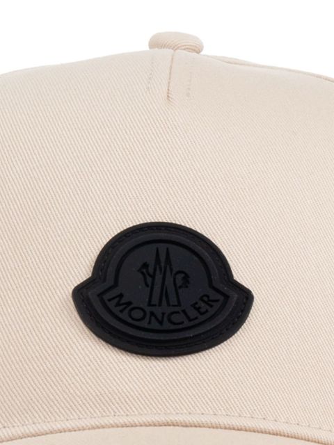 Moncler logo-patch cap - Neutrals