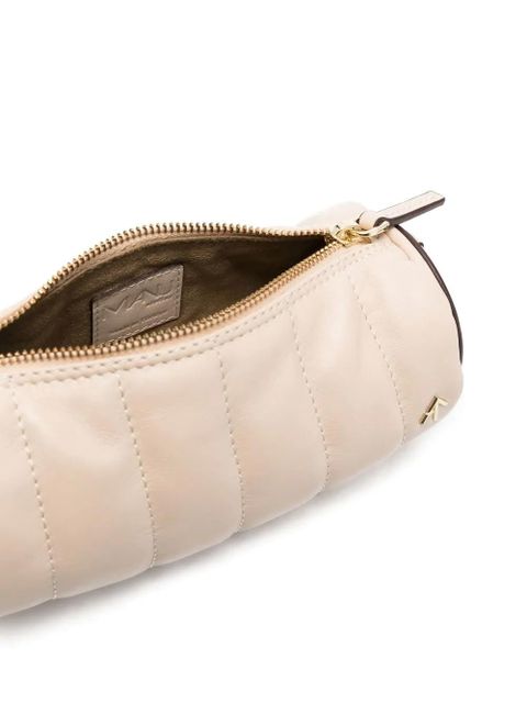 Manu Atelier quilted cylinder shoulder bag - Neutrals