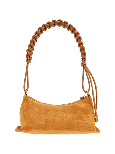 Cult Gaia OSA braided-handle suede shoulder bag - Orange