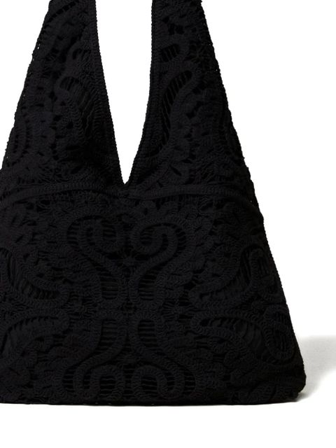 TWINSET Ventotene crochet shoulder bag - Black