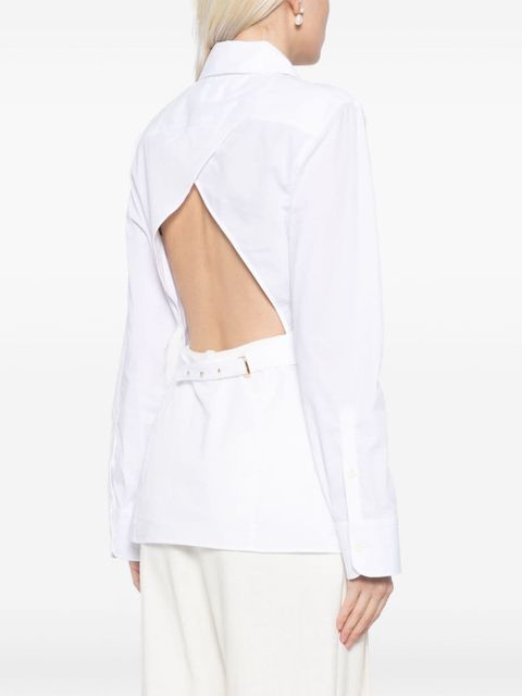 Jacquemus Les Sculptures blouse - White