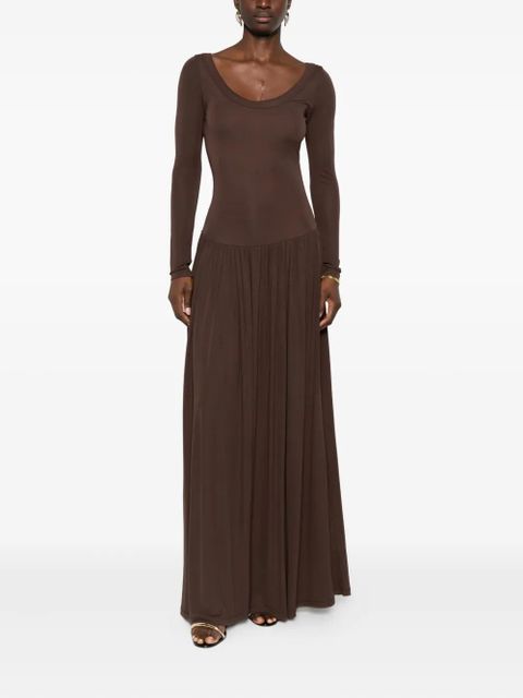 Aya Muse long-sleeved dress - Brown - zdjęcie produktu nr 2